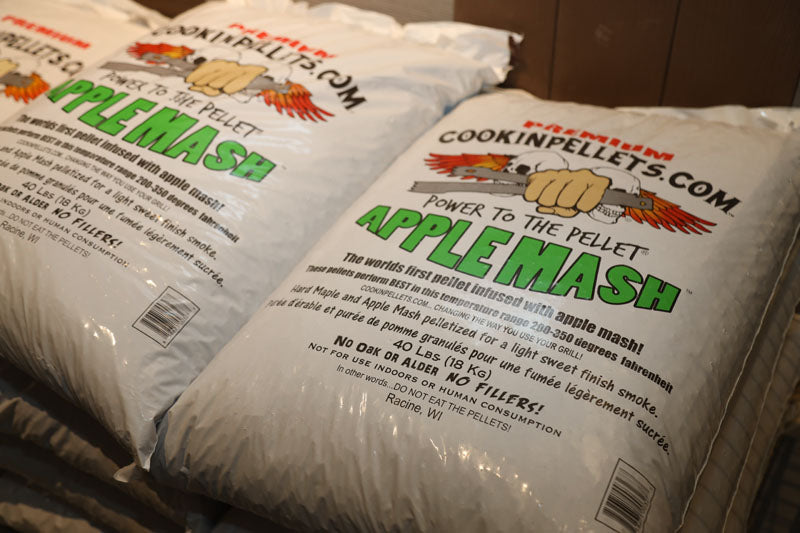 Cookin' Pellets - Apple Mash - 40 lb – Buffalo Barbecue Quest