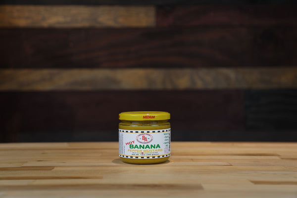 BA Sauces - Hot Banana Pepper Mustard - 12 oz