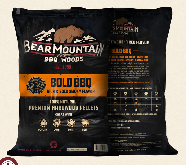 Bear Mountain - Bold BBQ Pellets - 20 lb