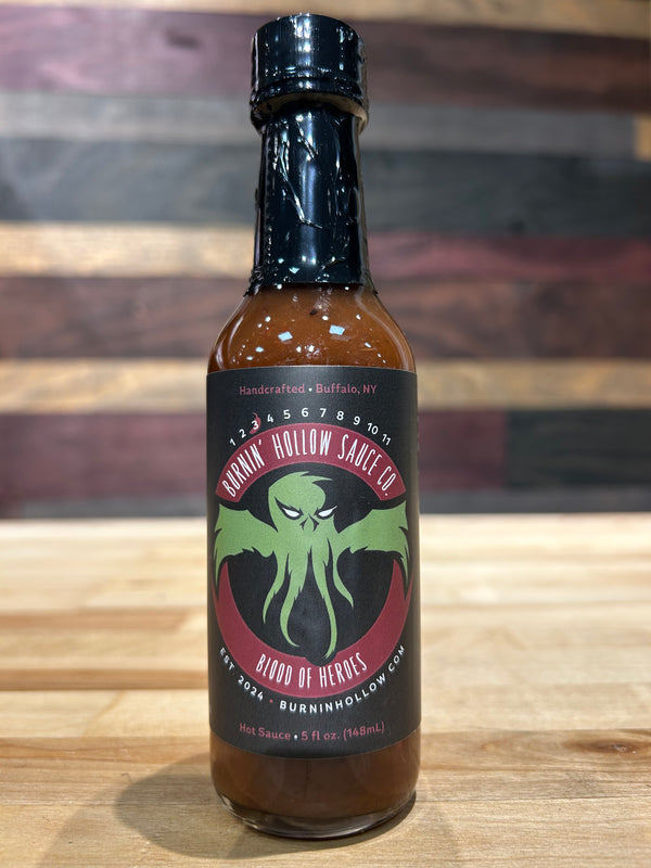 Burnin' Hollow Sauce Co - Blood of Heroes - 5 oz