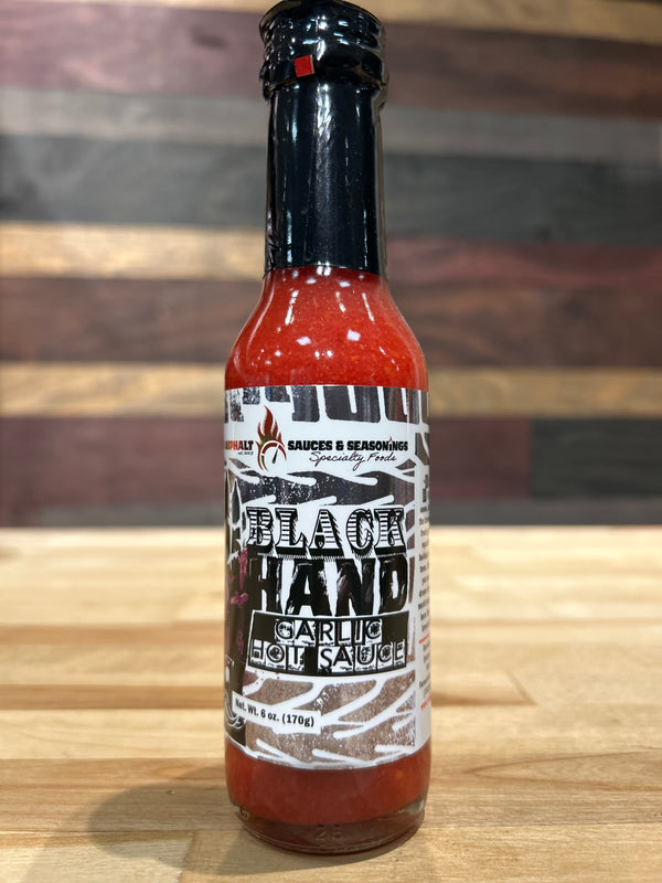 BA Sauces - Black Hand Garlic Hot Sauce - 6 oz