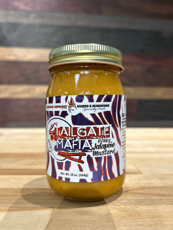 BA Sauces - Tailgate Mafia Honey Jalapeno Mustard - 19 oz