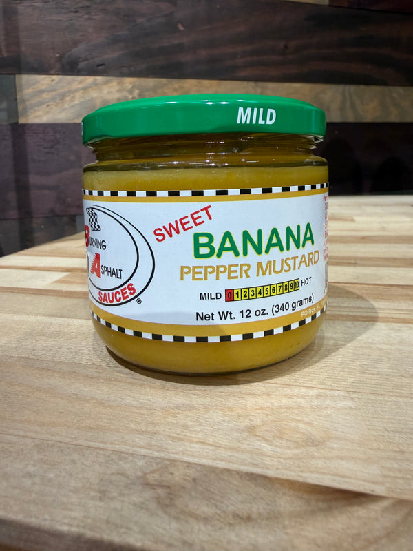 BA Sauces - Sweet Banana Pepper Mustard - 12 oz