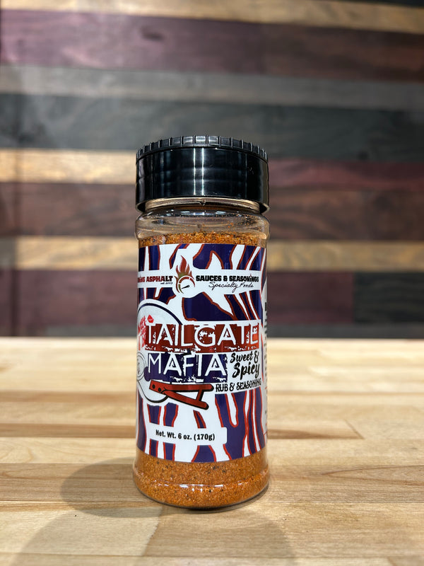 BA Sauces - Tailgate Mafia - Sweet & Spicy Rub - 6 oz