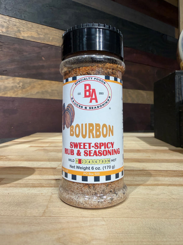 BA Sauces - Bourbon Sweet & Spicy Rub - 6 oz
