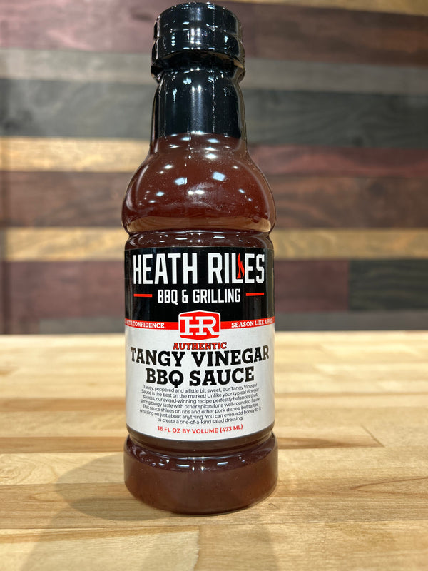 Heath Riles - Tangy Vinegar BBQ Sauce - 16 oz
