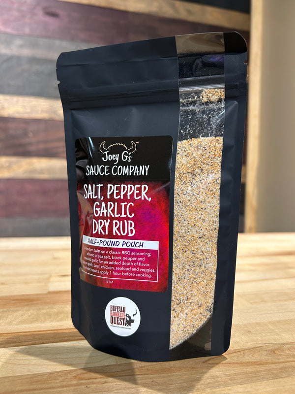 Joey G's - Dry Rub - Salt, Pepper, Garlic - 8 oz