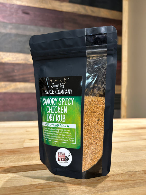 Joey G's - Dry Rub - Savory Spicy Chicken Blend - 8 oz