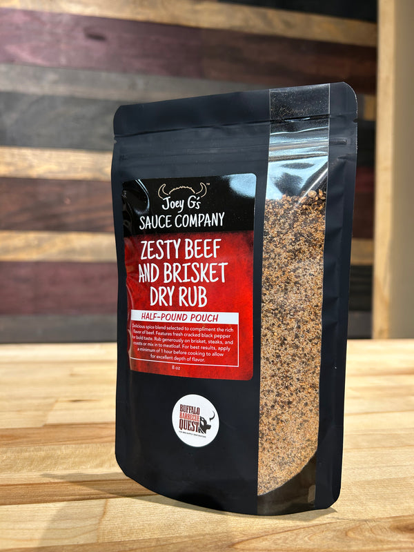 Joey G's - Dry Rub - Zesty Beef and Brisket - 8 oz