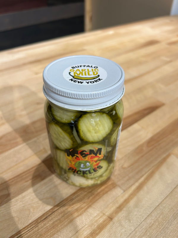 M&M Pickles - Garlic Mild - 16 oz