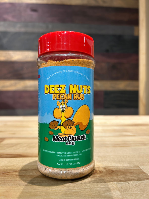 Meat Church - Deez Nuts Pecan Rub - 14 oz