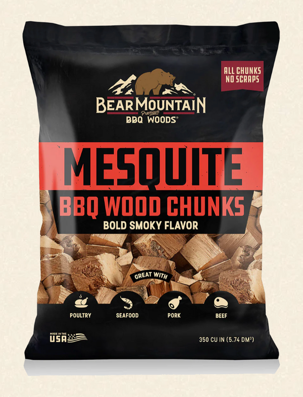 Bear Mountain - Mesquite BBQ Wood Chunks - 4 lb
