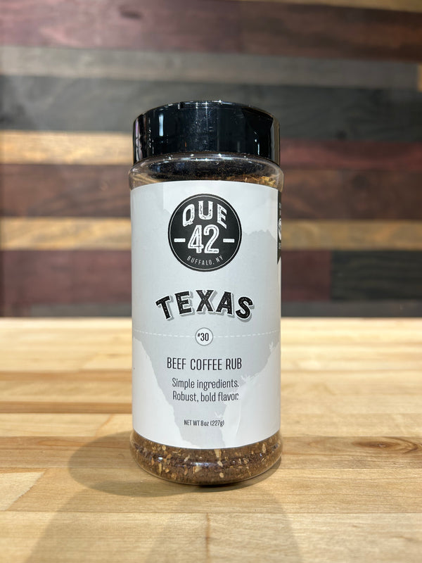 QUE 42 - Texas - Brisket Coffee Rub - 8 oz