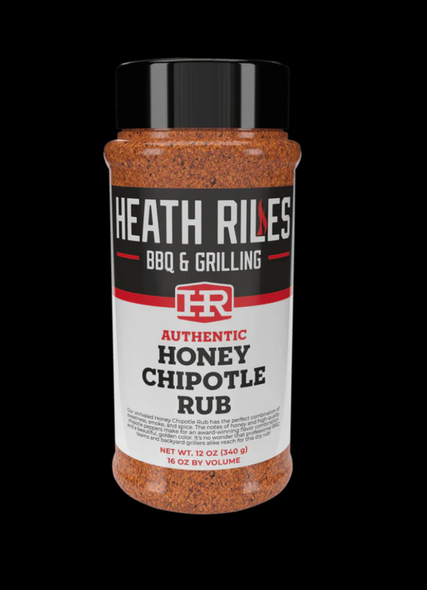 Heath Riles - Honey Chipotle Rub - 12 oz