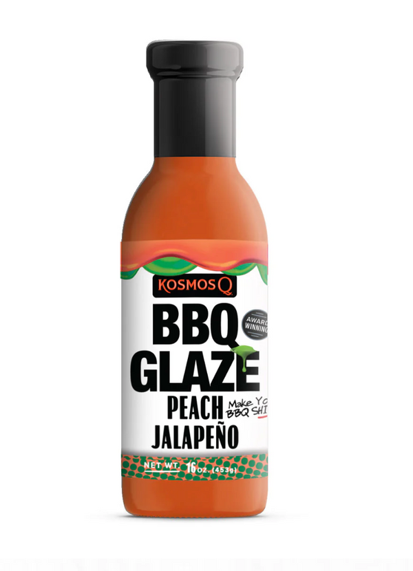 Kosmo's Q - Peach Jalapeno Glaze - 16 oz