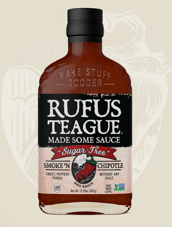 Rufus Teague - Smokin Chipotle - SUGAR FREE - 12.25 oz