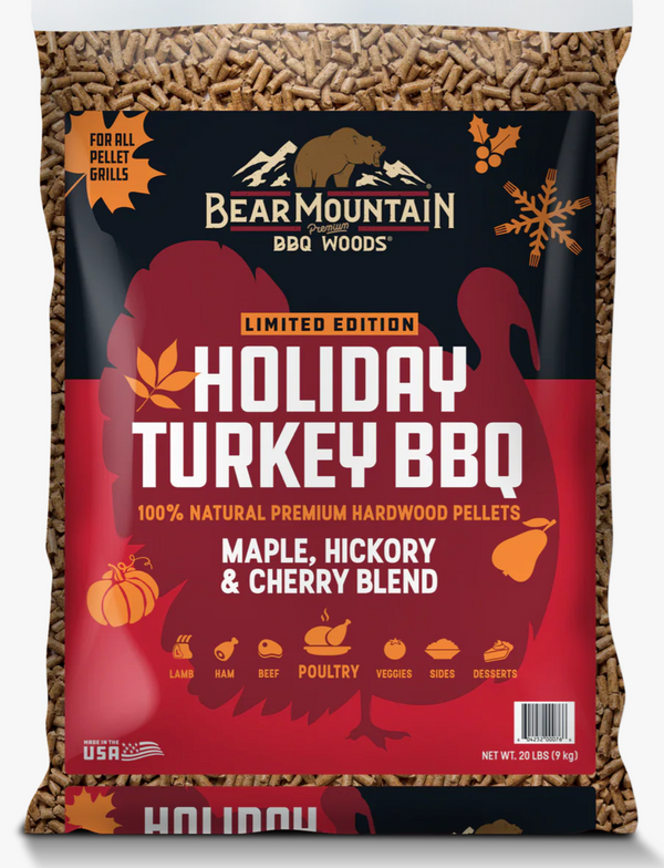 Bear Mountain - Holiday Turkey BBQ Pellets - 20 lb
