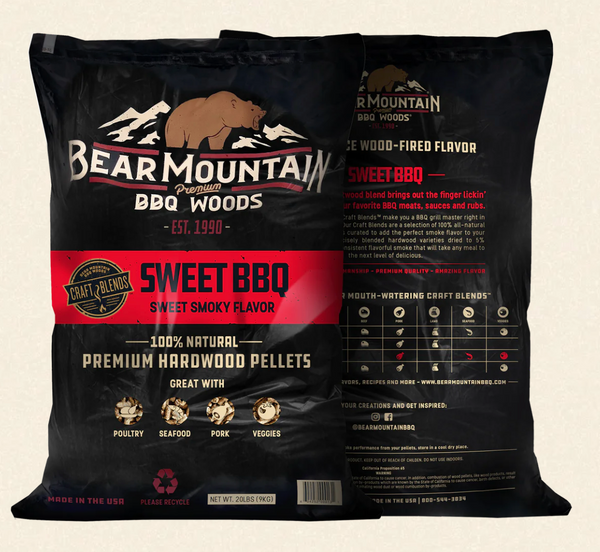 Bear Mountain - Sweet BBQ Pellets - 20 lb