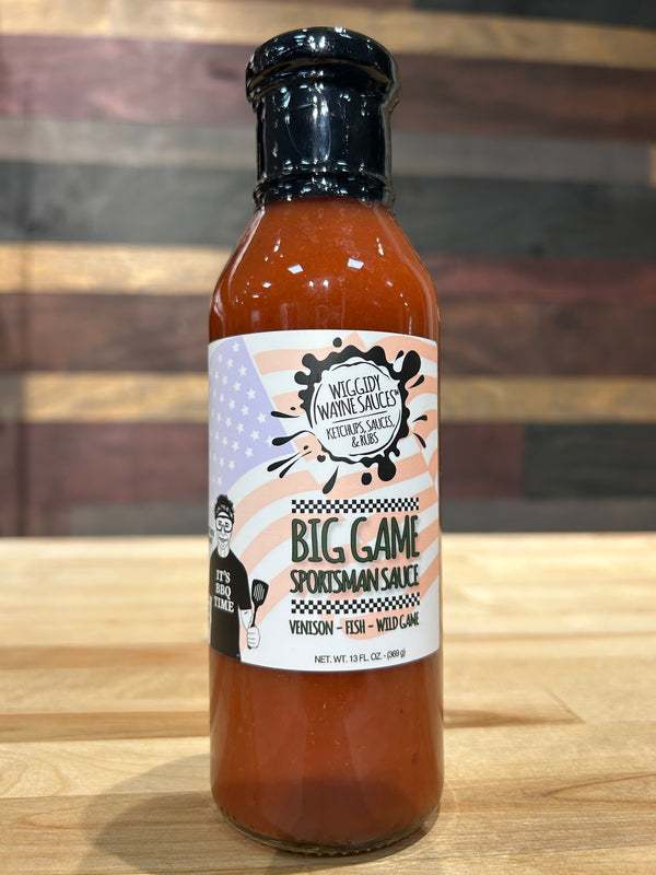 Wiggidy Wayne - Big Game Sportsman Sauce - 13 oz